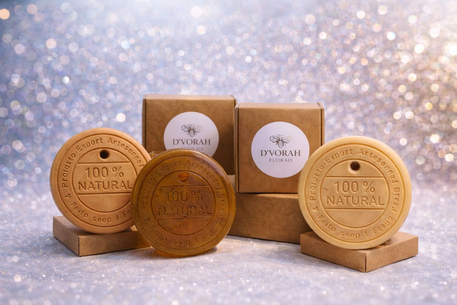 Kit de Sabonetes 100% Vegetais